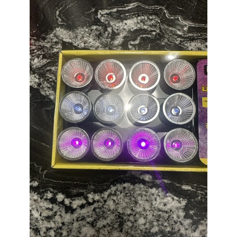 12 LED Strobe Light String Lightning Effect and Sound Halloween